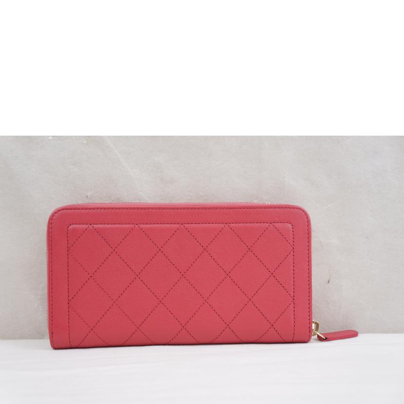 CHANEL シャネル/レザーラウンドファスナーウォレット//24387886/SAランク/67