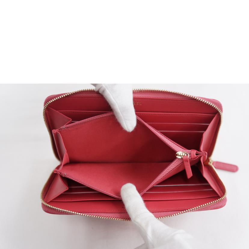 CHANEL シャネル/レザーラウンドファスナーウォレット//24387886/SAランク/67