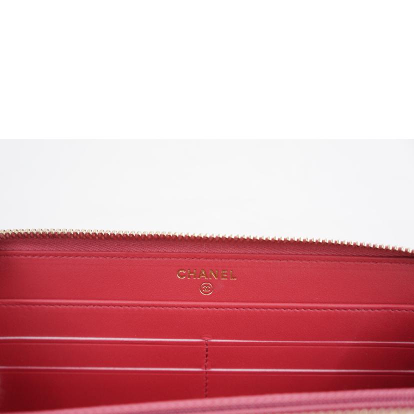 CHANEL シャネル/レザーラウンドファスナーウォレット//24387886/SAランク/67