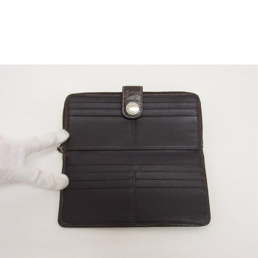 COACH コーチ/シグネチャー/二つ折りラウンドファスナー長財布//ABランク/04