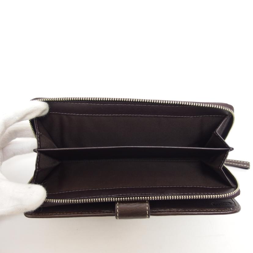 COACH コーチ/シグネチャー/二つ折りラウンドファスナー長財布//ABランク/04