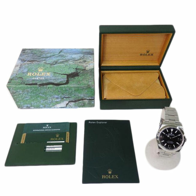 ROLEX ロレックス 腕時計 2010年頃製造 ルーレット ステンレス メンズ/エクスプローラーI/G番/214270//G261577/SAランク/84