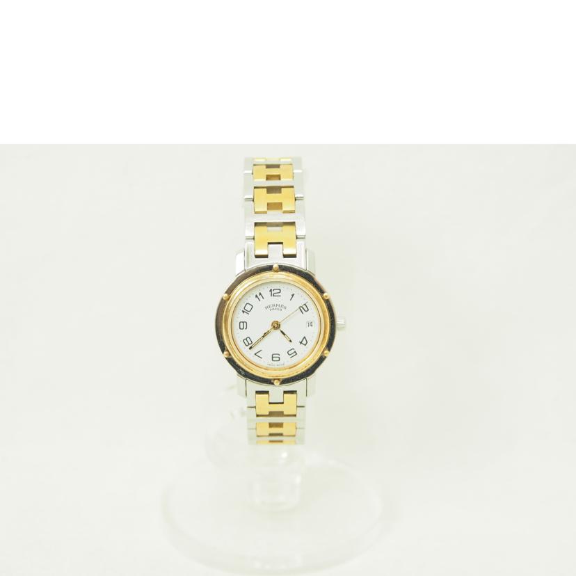 HERMES エルメス/クリッパーデイト/レディース/クオーツ/CL3.240//862788/Bランク/78