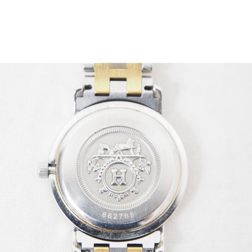 HERMES エルメス/クリッパーデイト/レディース/クオーツ/CL3.240//862788/Bランク/78