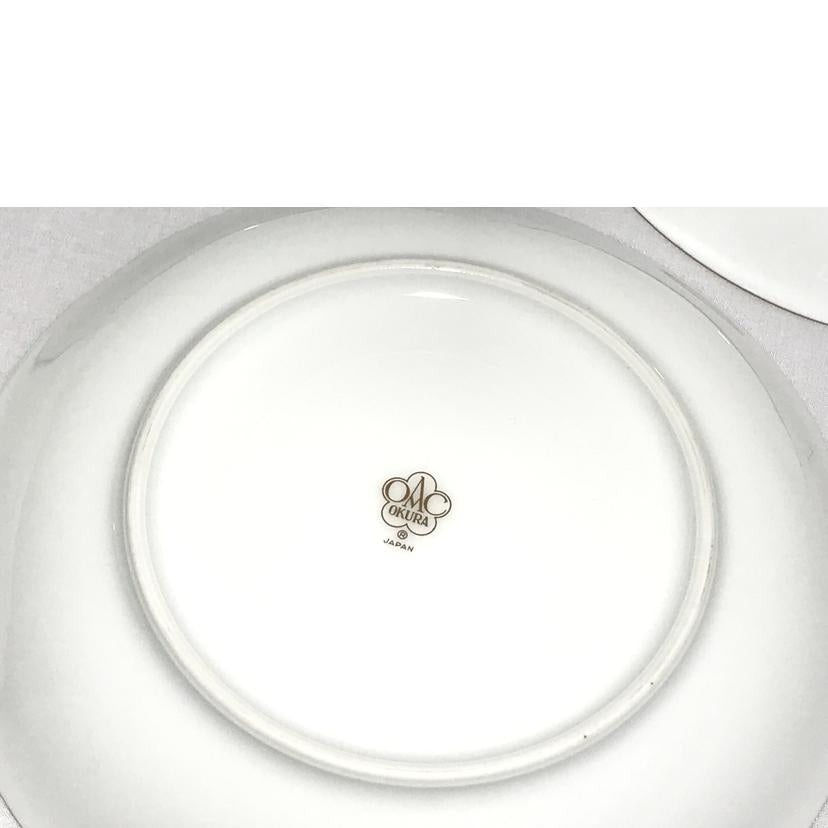 OHKURATOUEN 大倉陶園/ブルーローズ ゴールドラインプレート 銘々皿揃 5枚/8011//Sランク/51