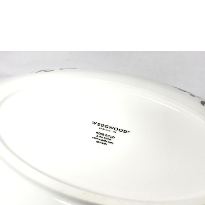 WEDGWOOD ウエッジウッド/ROSEGOLD オーバル皿//ABランク/51