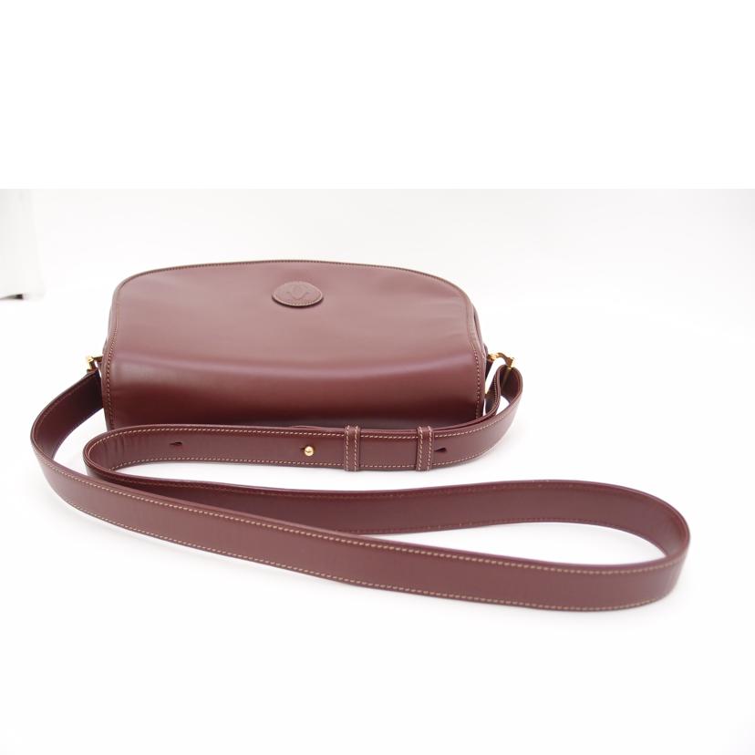 Cartier カルティエ 斜メ掛ケ レディース/マストドゥカルティエ・レザーショルダー/ボルドー//SAランク/69