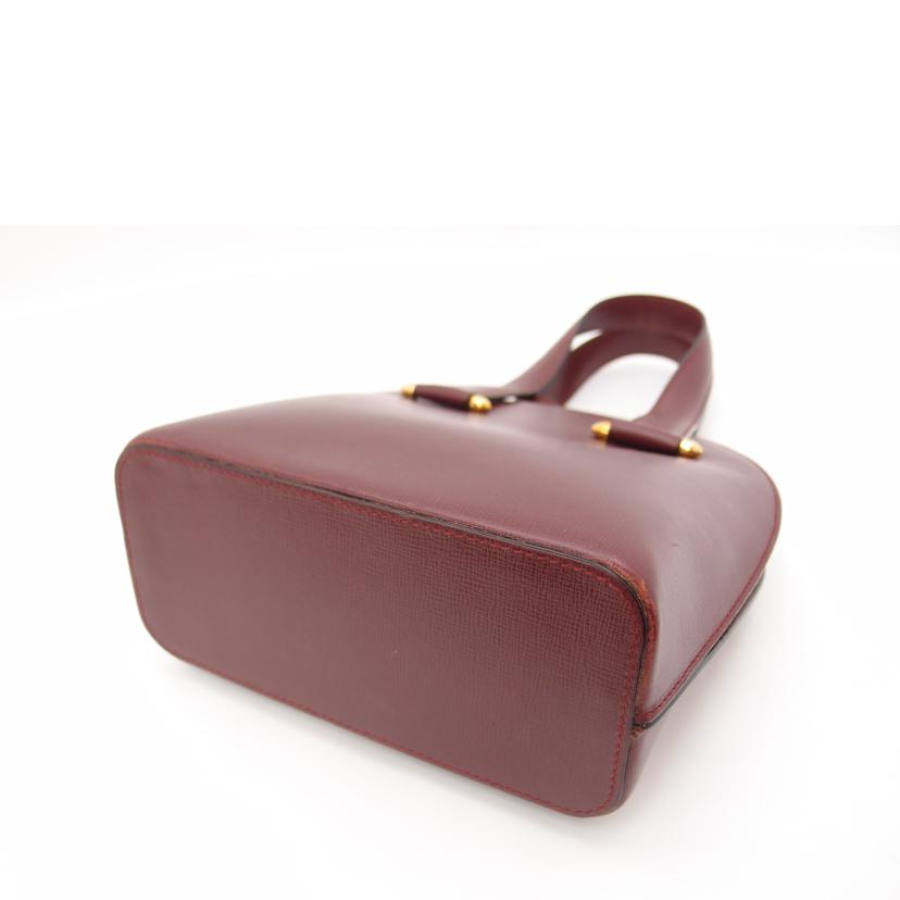 Cartier カルティエ ハンドバッグ 手提げ レディース/マストドゥカルティエ・レザーハンド/ボルドー//ABランク/69