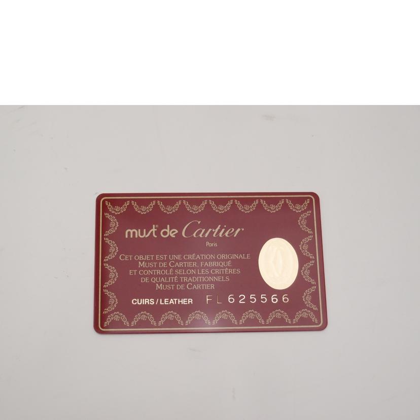Cartier カルティエ ハンドバッグ 手提げ レディース/マストドゥカルティエ・レザーハンド/ボルドー//ABランク/69