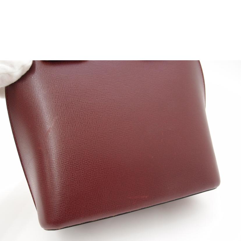 Cartier カルティエ ハンドバッグ 手提げ レディース/マストドゥカルティエ・レザーハンド/ボルドー//ABランク/69