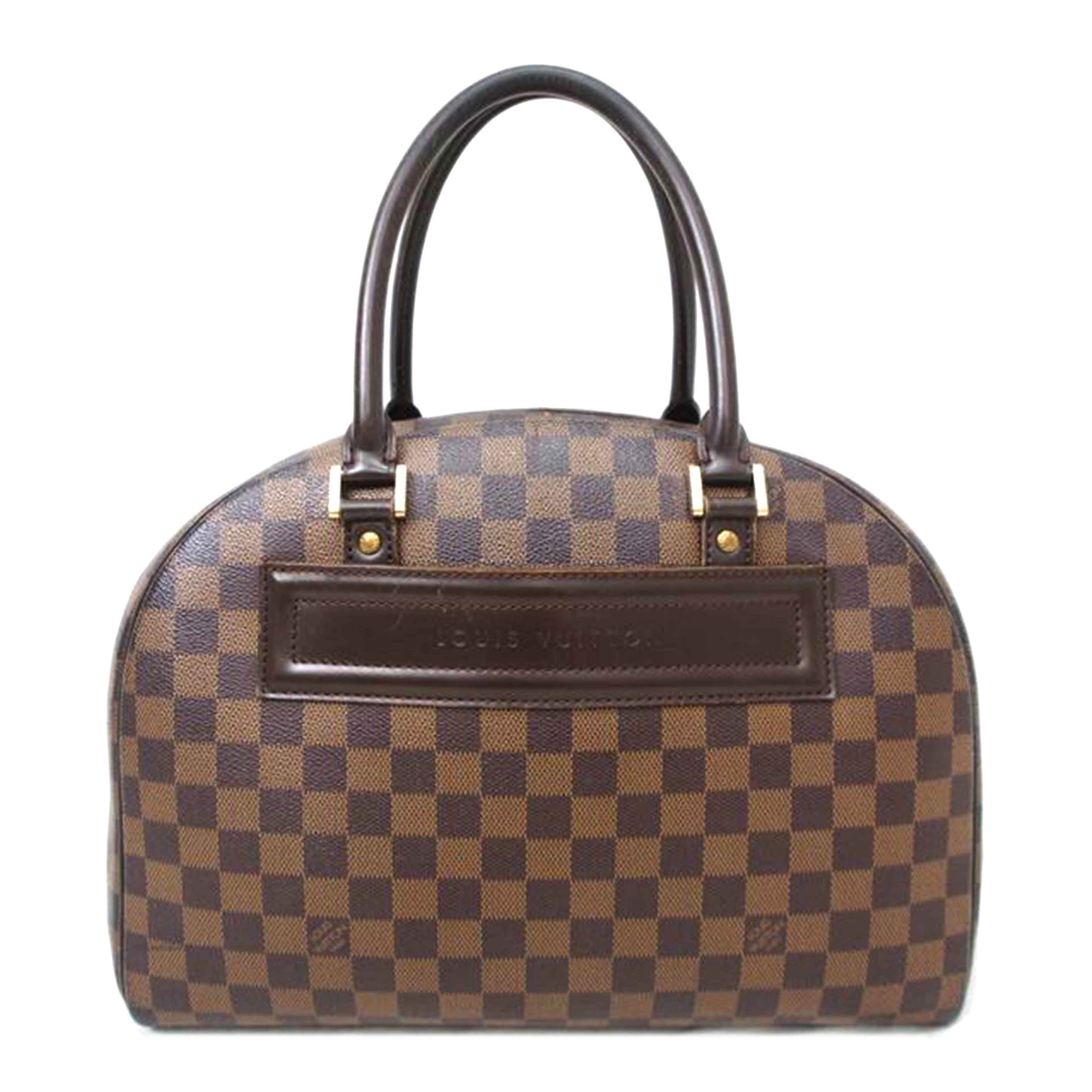 LOUIS VUITTON ルイヴィトン ルイ・ヴィトン ビトン ダミエ・エベヌ 市松模様 ブラウン 茶 トラベルバッグ ショルダーバッグ ハンドバッグ トートバッグ ブラウン メンズ レディース 定番 人気 LV 斜め掛け 肩がけ/ノリータ/ダミエ/エベヌ/N41455//SP0***/Cランク/78