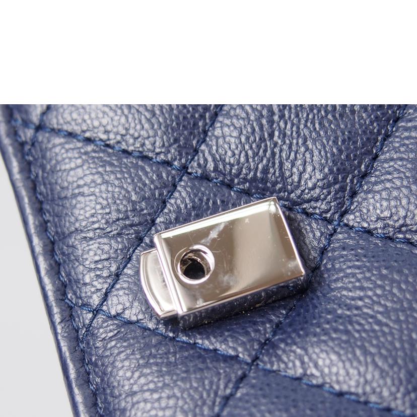 CHANEL シャネル/ココマーク マトラッセキャビアスキン コンパクトウォレット//31306611/ABランク/76