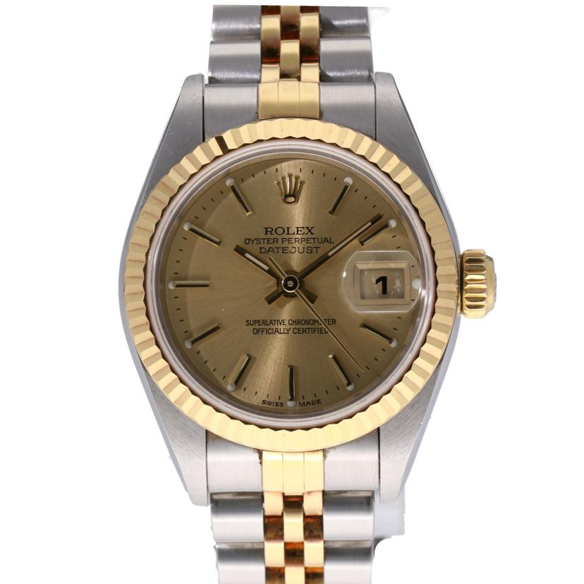 ROLEX ロレックス 腕時計 2000年頃製造 自動巻き コンビ/デイトジャスト・レディース・SS×YG/P番/79173//P659682(2000)/ABランク/75