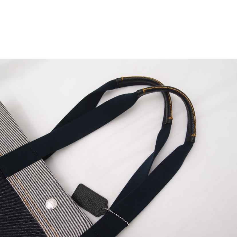 COACH ハンドバック ショルダーバッグ 紺 肩掛け レディース メンズ A4対応/デニムキャンバストート/ネイビー/F39904//K19**/SAランク/69