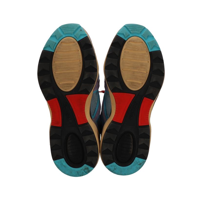 LV ルイヴィトン LOIS VUITTON トレイルラインスニーカー メンズ7 1/2 26㎝ ブルー パープル スウェード/LV スニーカー メンズ7.5//FD0***/Bランク/37