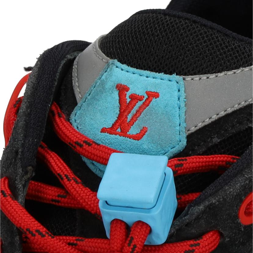 LV ルイヴィトン LOIS VUITTON トレイルラインスニーカー メンズ7 1/2 26㎝ ブルー パープル スウェード/LV スニーカー メンズ7.5//FD0***/Bランク/37