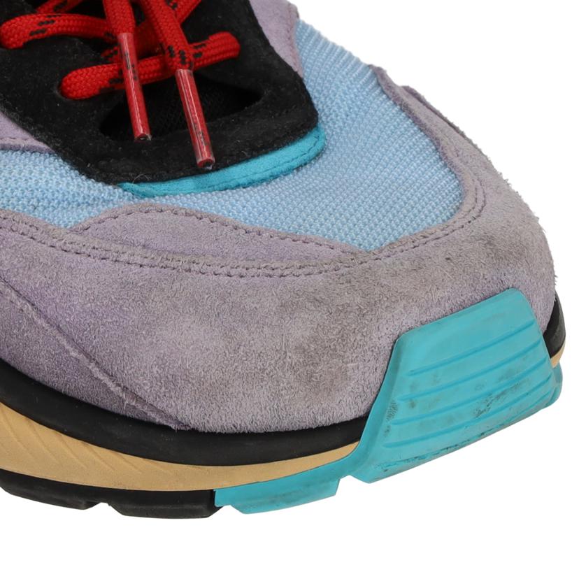 LV ルイヴィトン LOIS VUITTON トレイルラインスニーカー メンズ7 1/2 26㎝ ブルー パープル スウェード/LV スニーカー メンズ7.5//FD0***/Bランク/37