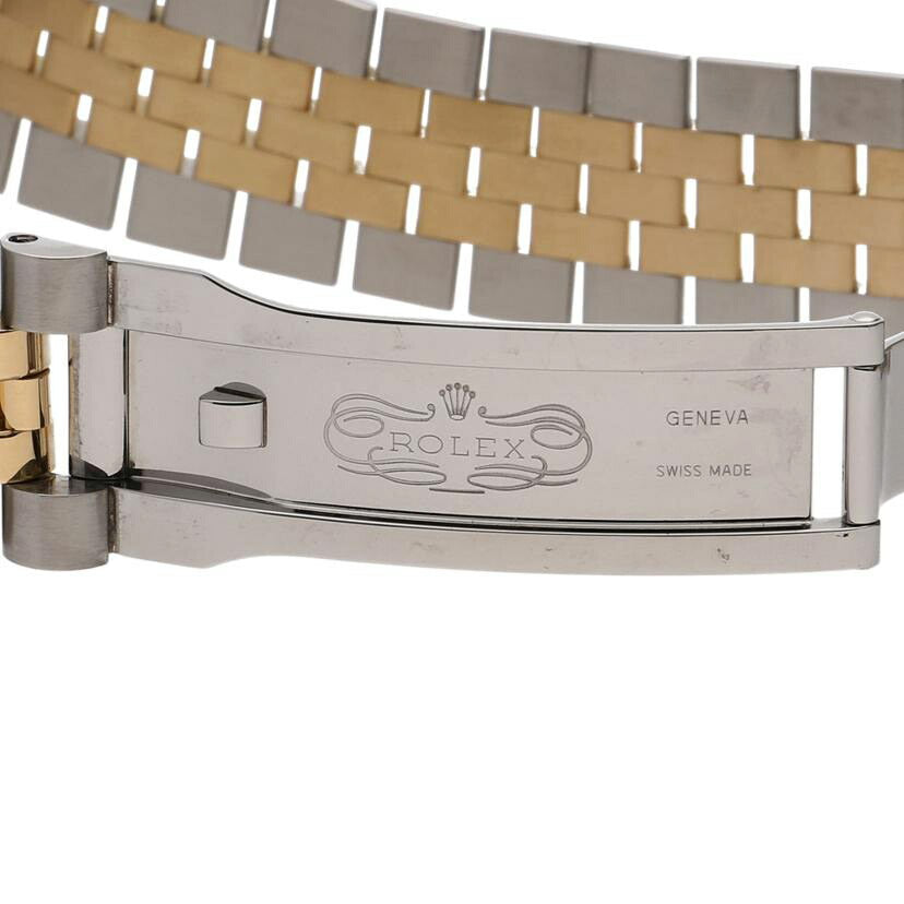 ROLEX ロレックス 腕時計 オーバーホール済 新品仕上済 ランダムルーレット K18YG コンビ /デイトジャスト・10P新ダイヤ/シルバー/ランダム番/116233G//4N1L7744/Aランク/75