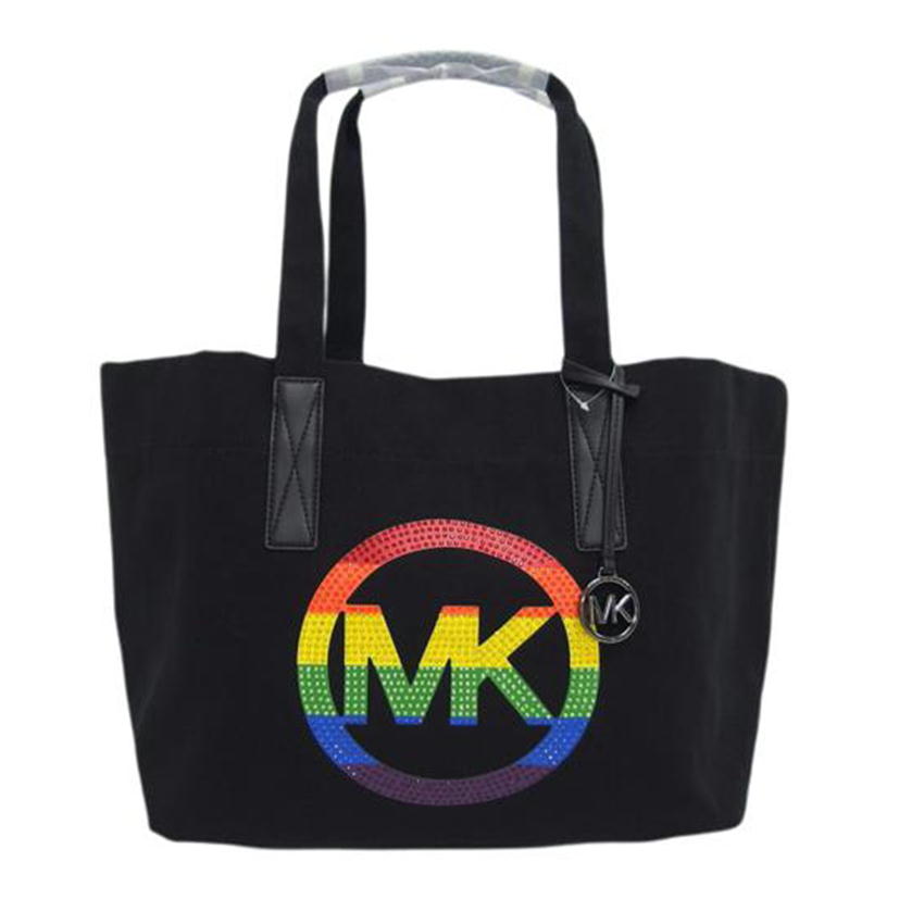 MICHAEL KORS マイケルコース/キャンバストートバッグ/ブラックマルチ/30T2U01T3C//SAランク/04