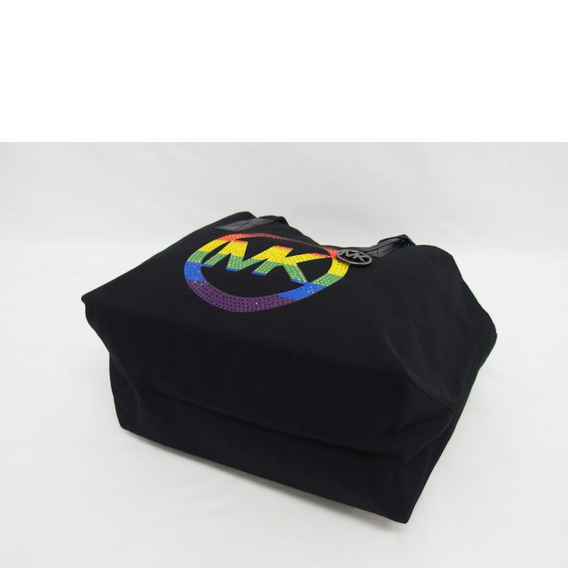 MICHAEL KORS マイケルコース/キャンバストートバッグ/ブラックマルチ/30T2U01T3C//SAランク/04