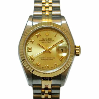 ROLEX ロレックス 腕時計 1997年頃製造 コンビ/デイトジャスト・レディース・SS×YG/U番/69173//U68**********/Aランク/75