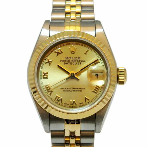ROLEX ロレックス 腕時計 1997年頃製造 コンビ/デイトジャスト・レディース・SS×YG/U番/69173//U68**********/Aランク/75