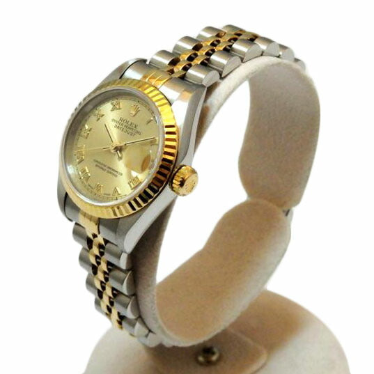 ROLEX ロレックス 腕時計 1997年頃製造 コンビ/デイトジャスト・レディース・SS×YG/U番/69173//U68**********/Aランク/75