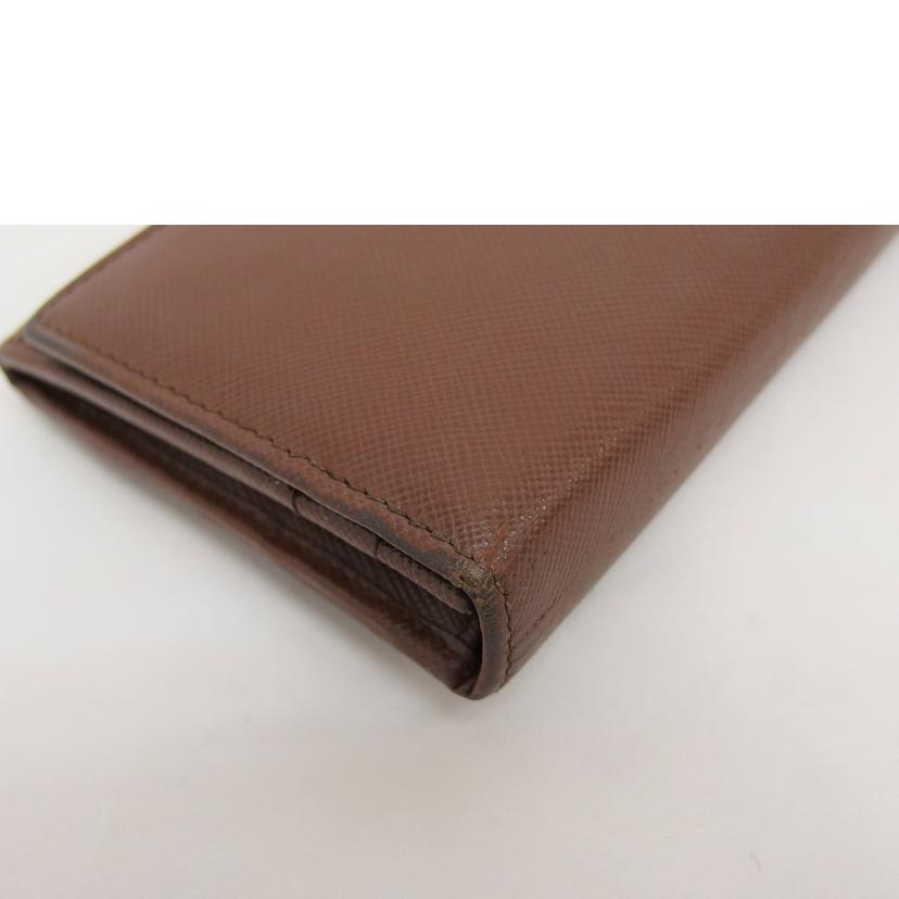 PRADA プラダ/サフィアーノ/二つ折り長財布/ブラウン/1MH132//236/Bランク/04