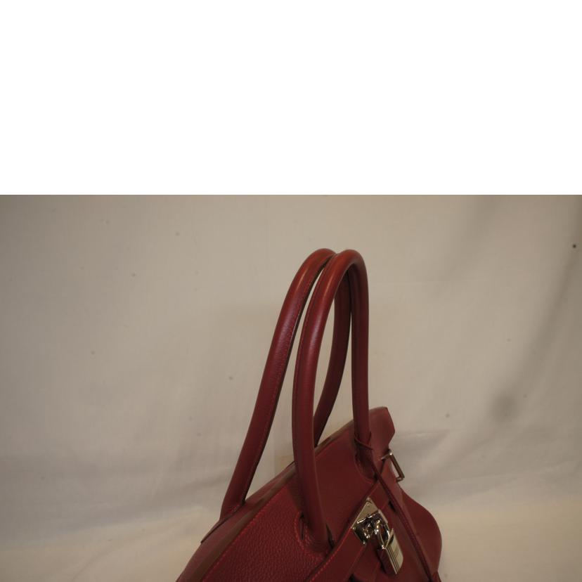 HERMES エルメス/ショルダーバーキン/トリヨンクレマンス/ヴァーミリオンレッド/04239CK//55A □K刻印/Aランク/92