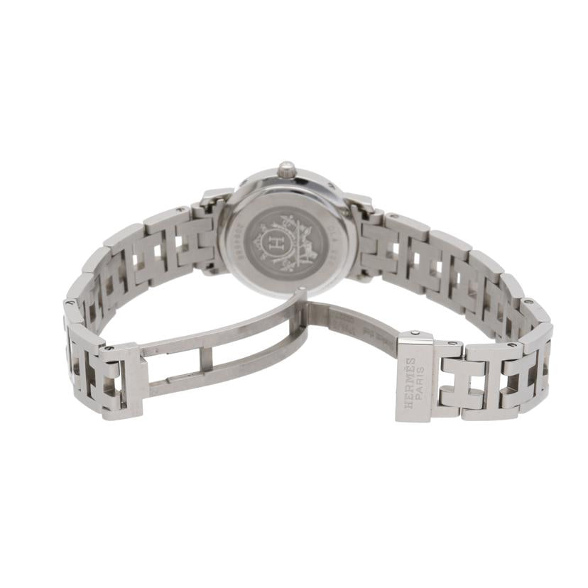 HERMES エルメス/クリッパー・ナクレ/12Pダイヤベゼル/クォーツ/CL4.230//2064566/ABランク/75