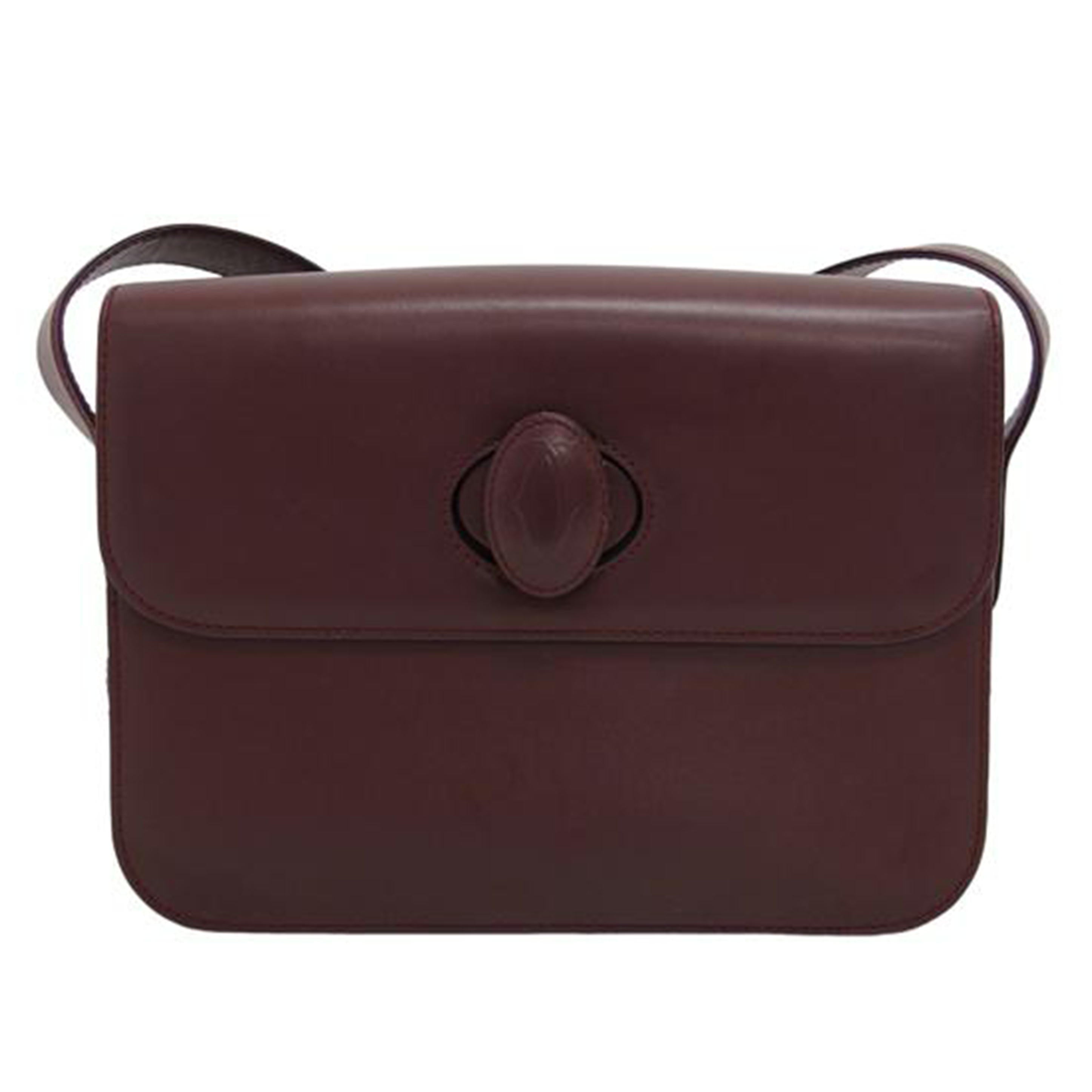 Cartier カルティエ/マストライン/ターンロックショルダーバッグ/ボルドー//Bランク/04