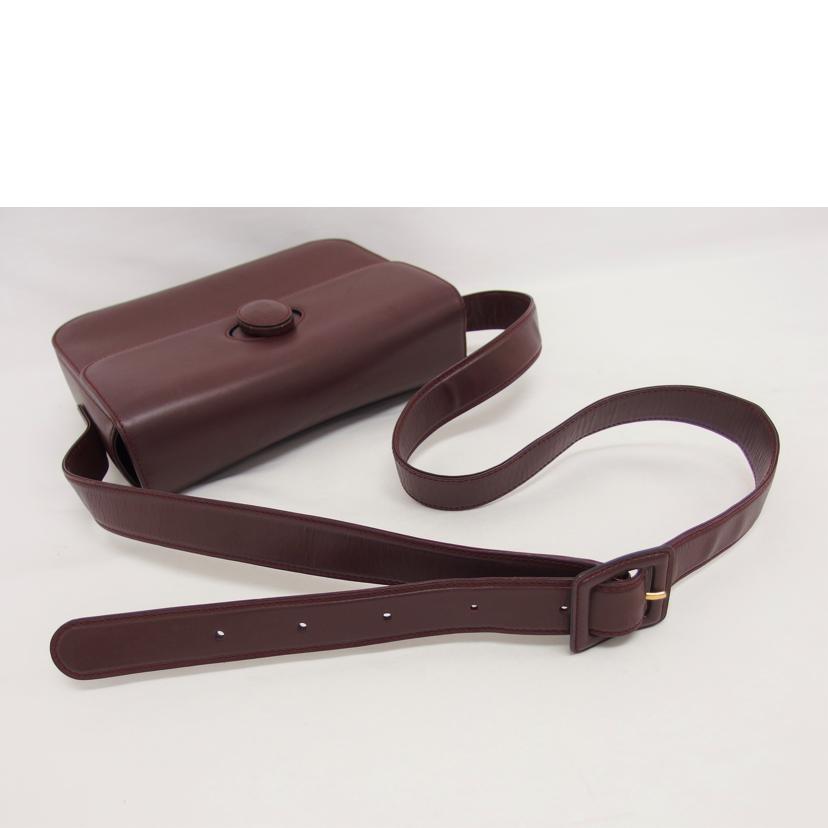 Cartier カルティエ/マストライン/ターンロックショルダーバッグ/ボルドー//Bランク/04