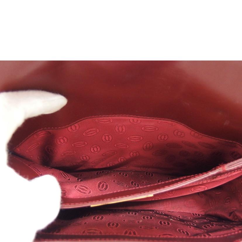 Cartier カルティエ/マストライン/ターンロックショルダーバッグ/ボルドー//Bランク/04