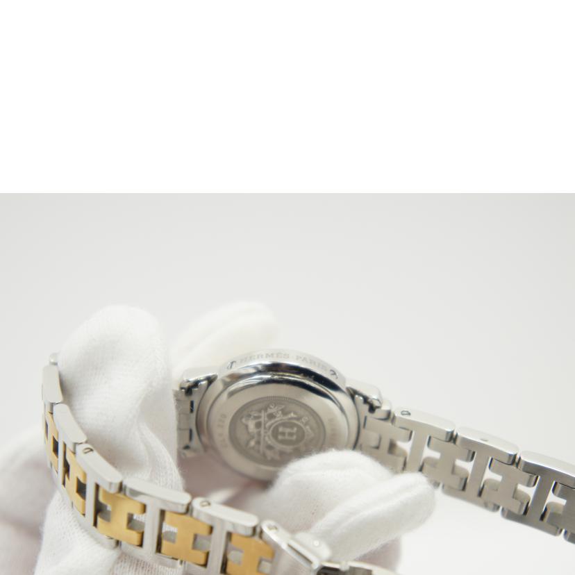 HERMES エルメス/クリッパー/レディース/クォーツ/アイボリー文字盤/CL4.220//1226928/Aランク/75