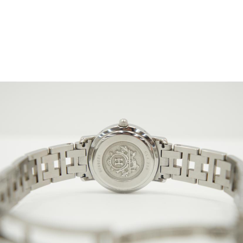 HERMES エルメス/クリッパー/レディース/クォーツ/アイボリー文字盤/CL4.220//1226928/Aランク/75