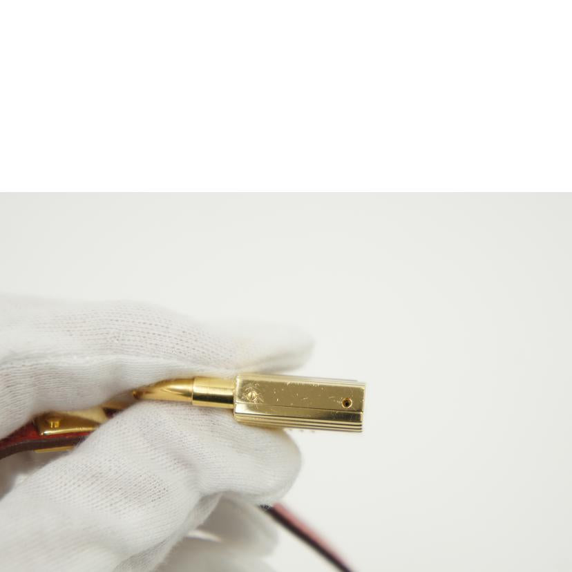HERMES エルメス 腕時計 美品 1995年 ゴールドメッキ ワインレッド文字盤/ケリーウォッチ/レディース/クォーツ/KE1.201//733134/Aランク/75