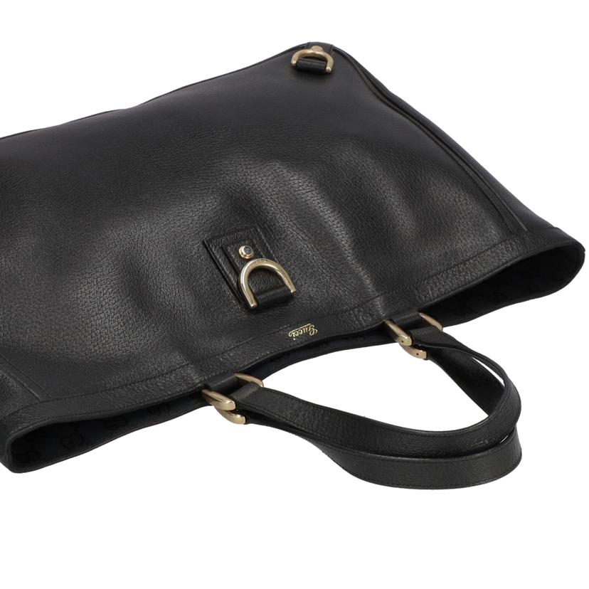 GUCCI グッチ GUCCI レザーアビートート 141472 レザートート ブラック レディース/レザーアビートート/ブラック/141472//205***/ABランク/37