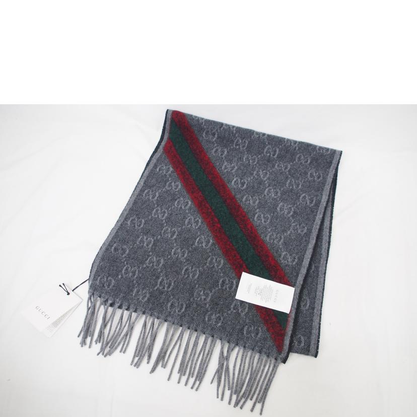 GUCCI グッチ/GG柄/シェリーライン/ウール×アルパカ/マフラー/570603//3G200/Aランク/78