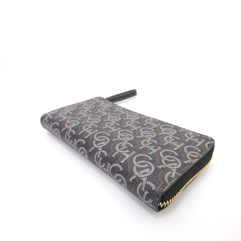 COACH コーチ/シグネチャーモノグラム/ラウンドジップ長財布/CF521//M22**/Aランク/88