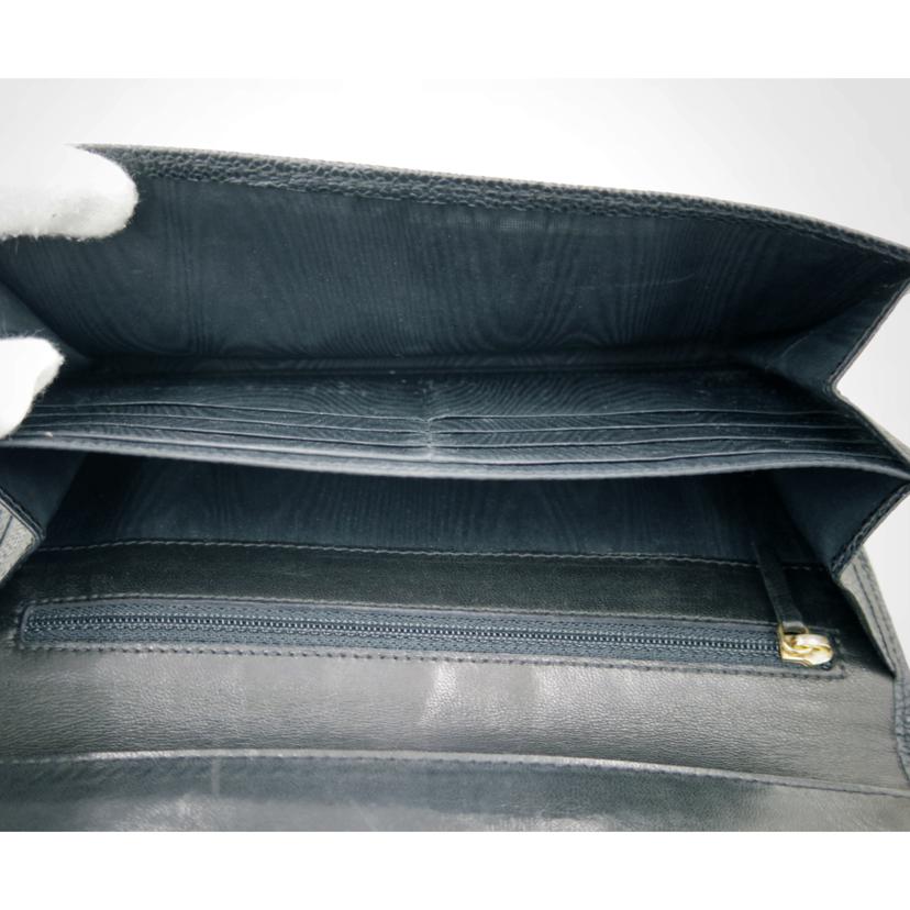 CHANEL シャネル/ココマークステッチキャビアスキン長財布//6283703/ABランク/75