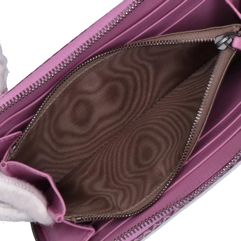 BOTTAGA VENETA ボッテガヴェネタ/パイソン/イントレチャートラウンドジップ長財布//ABランク/75