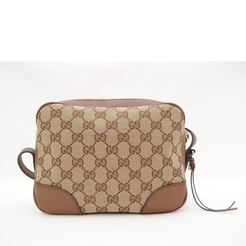 GUCCI グッチ ショルダーバック 茶 レディース 肩掛け 斜め掛け/GGキャンバスショルダー/ブラウン/449413//520***/SAランク/69