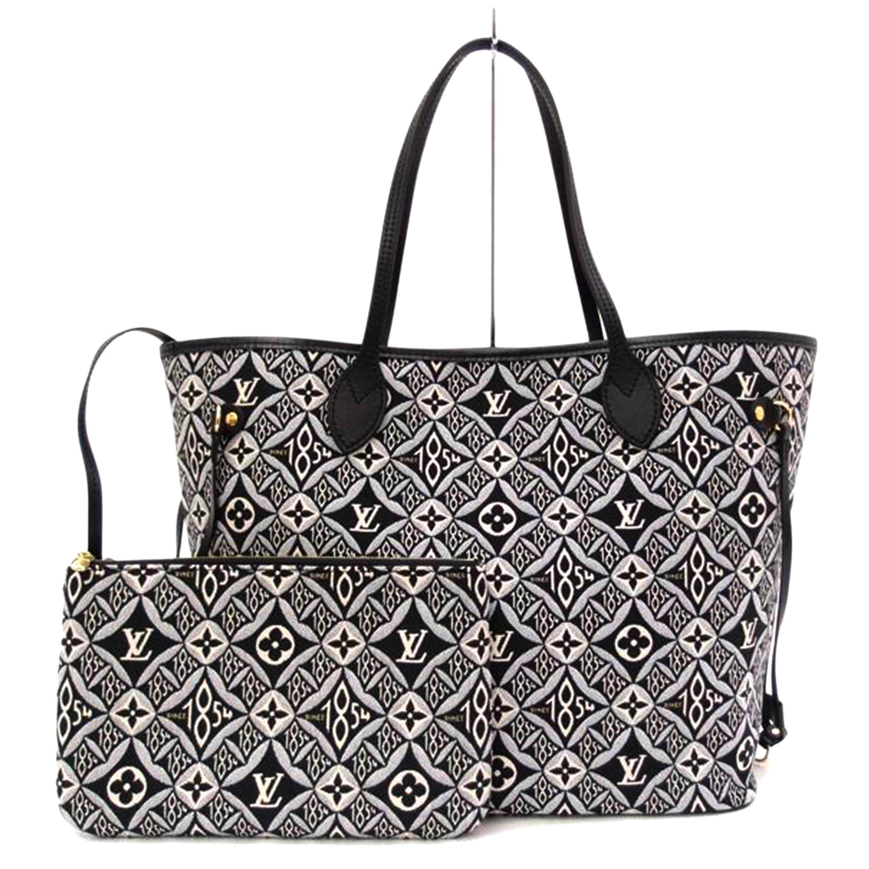 LV ルイ・ヴィトン トートバッグ ショルダー 肩掛け ポーチ付 SINCE1854/ネヴァーフルMM/モノグラム・ジャガード/M57230//GI4240/SAランク/69