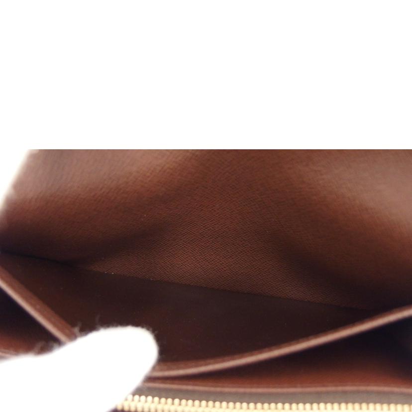 LV ルイヴィトン/ポルトフォイユ・サラ/ダミエ/エベヌ/N61734 //CA0036/Aランク/04