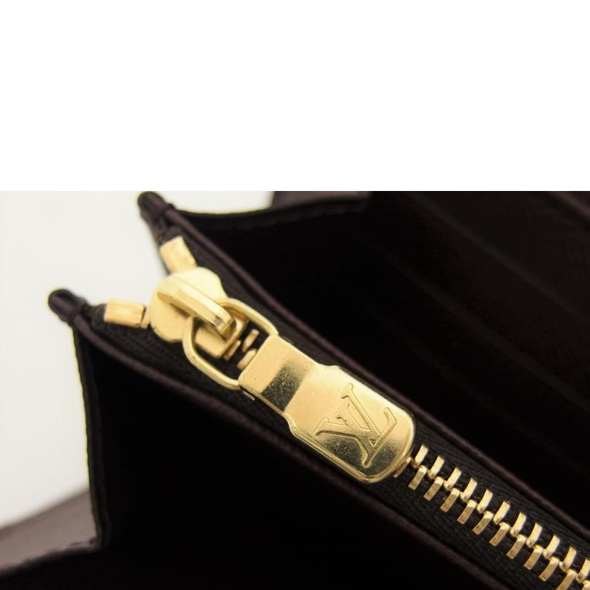 LV ルイヴィトン/ポルトフォイユ・サラ/ダミエ/エベヌ/N61734 //CA0036/Aランク/04