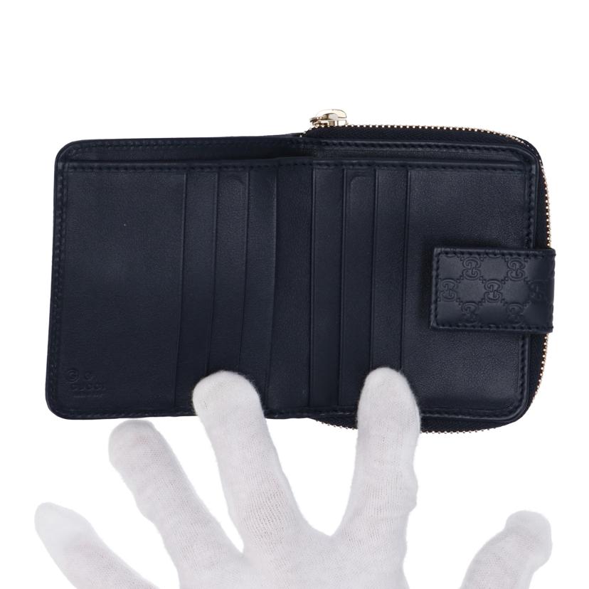 GUCCI グッチ/ラウンドジップコンパクト折財布//Aランク/75