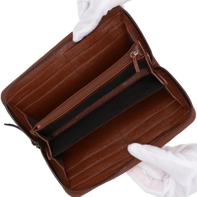 GUCCI グッチ/GGマーモントラウンドジップ長財布/ブラウン/443123・525040//Aランク/75