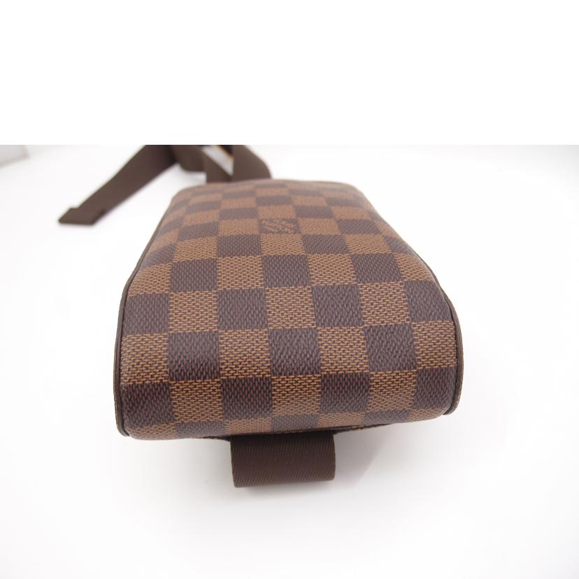 LV ルイ・ヴィトン ボディバッグ ウエストバッグ 中期モデル 斜め掛け メンズ 市松模様 ブラウン/新型ジェロニモス/ダミエ・エベヌ/N51994//CA4079/ABランク/69