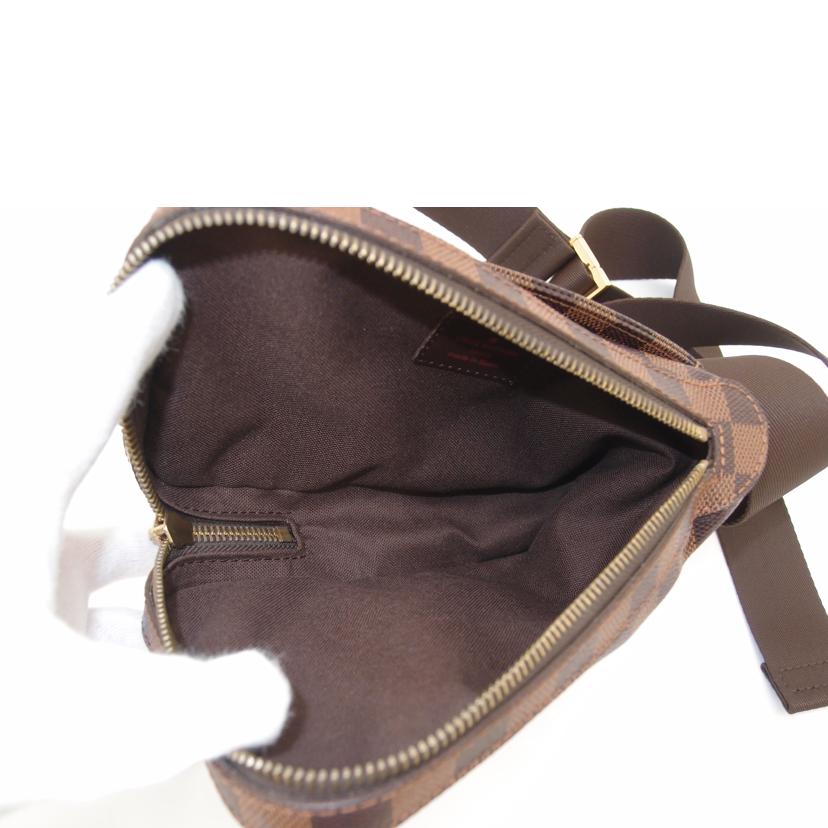 LV ルイ・ヴィトン ボディバッグ ウエストバッグ 中期モデル 斜め掛け メンズ 市松模様 ブラウン/新型ジェロニモス/ダミエ・エベヌ/N51994//CA4079/ABランク/69