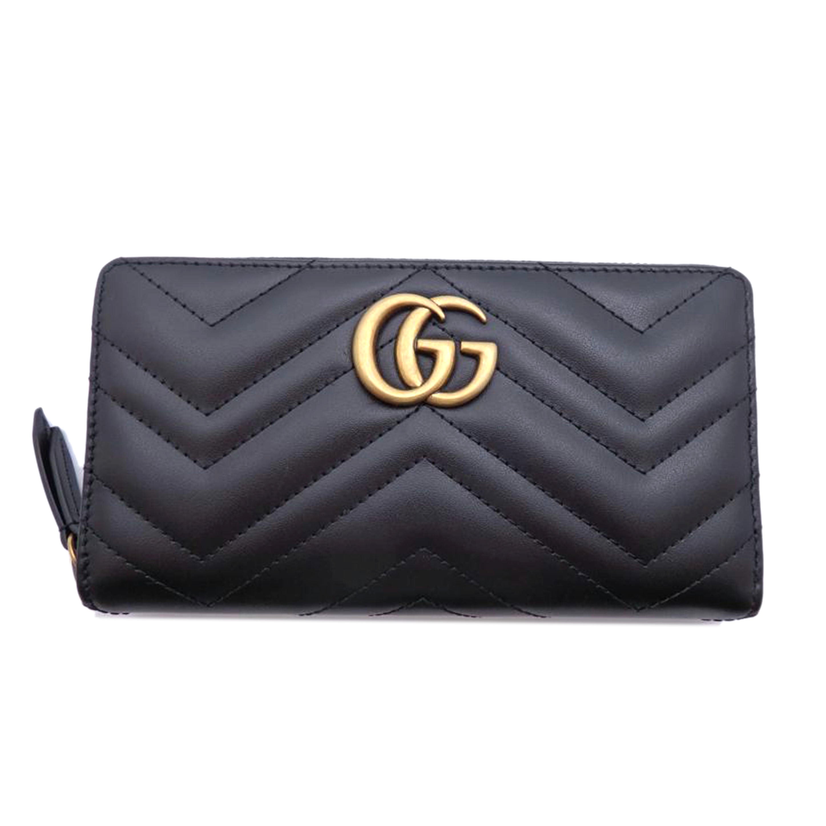 GUCCI グッチ/GGマーモント/ラウンドファスナー長財布/443123//0959/Aランク/93